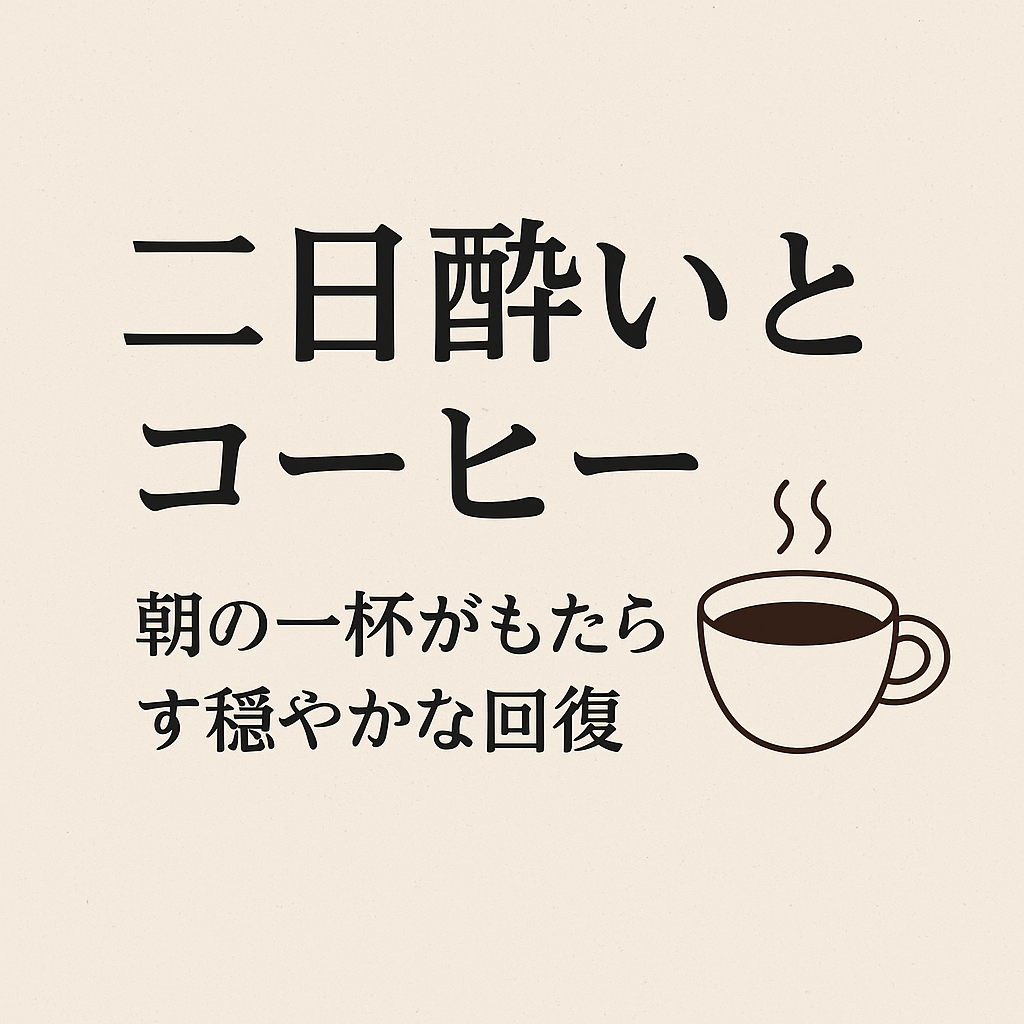 二日酔いとコーヒーの関係