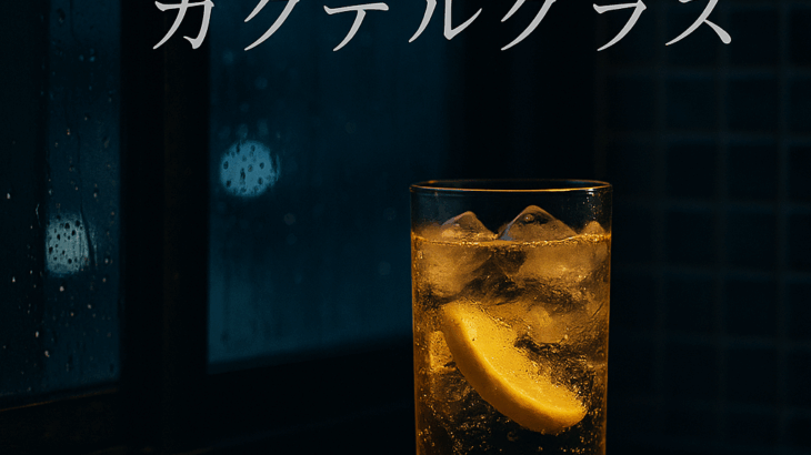 深夜のカクテルグラス②